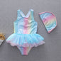 Girls' Western Style One-piece Mermaid Swimsuit