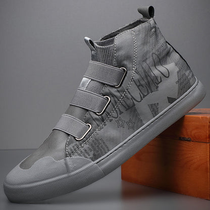 Men's High-top Camouflage Canvas Shoes Youth Fashion Casual Shoes