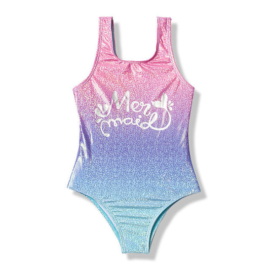 3To 16-Year-Old Girls' Swimsuit New Summer Children'S Girls' Swimsuit One Piece Swimsuit Swimsuit Swimsuit