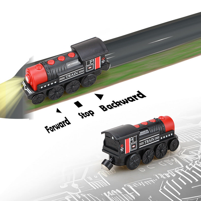 Eight-wheel Train Track Electric Small Train Toy