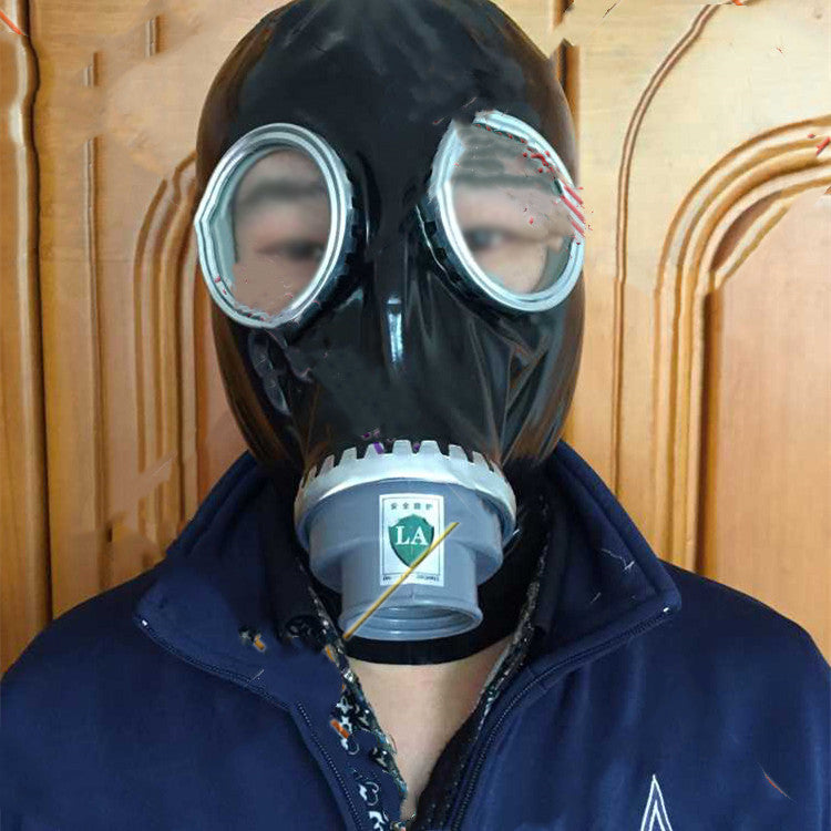 Latex Coat Gas Mask Cortex