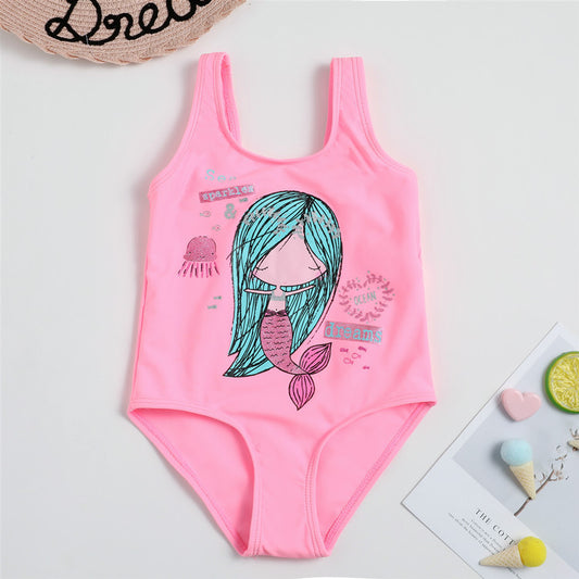 Girls one-piece swimsuit