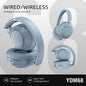 YDM68 new wireless Bluetooth headset with heavy bass gaming headset