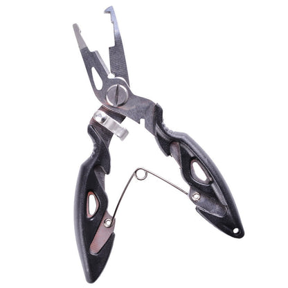 Fish Hook Pliers Small Fishing Pliers Luya Stainless Steel Mouth Fishing Horse Fishing Line Scissors Lengthened Opening