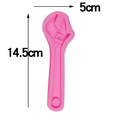 Fondant Hardware Tools Silicone Mold Wrench Hammer Mold