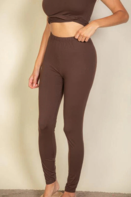 Basic Solid Leggings