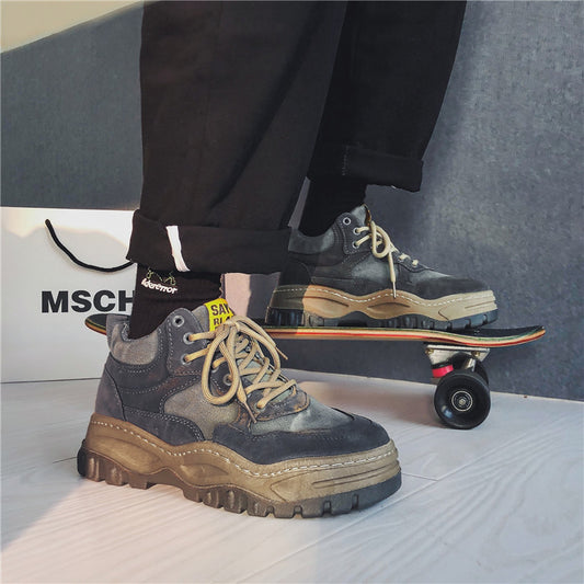 Dad Shoes New Autumn Men's Shoes Sports Casual Trendy Shoes All-Match Running Trend Ins Men's Travel Shoes