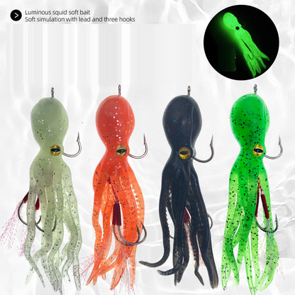 Biomimetic Octopus Squid Octopus Soft Bait 11cm