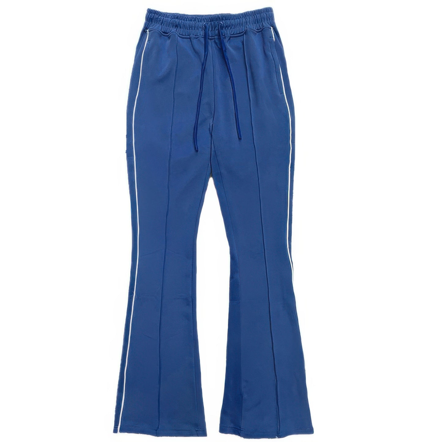 Mens Side Pipe Stacked Flare Pants