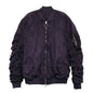 Mirosuede Scrunched Bomber Jacket