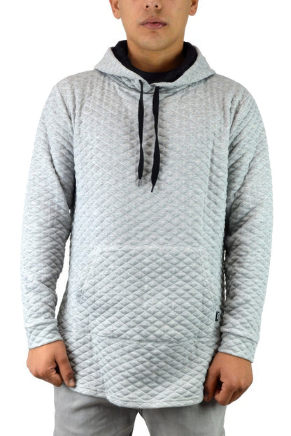 Quilted Pullover Hoodie Sweatshirts