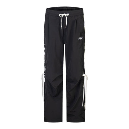 Pleated Casual Men Trousers Straight