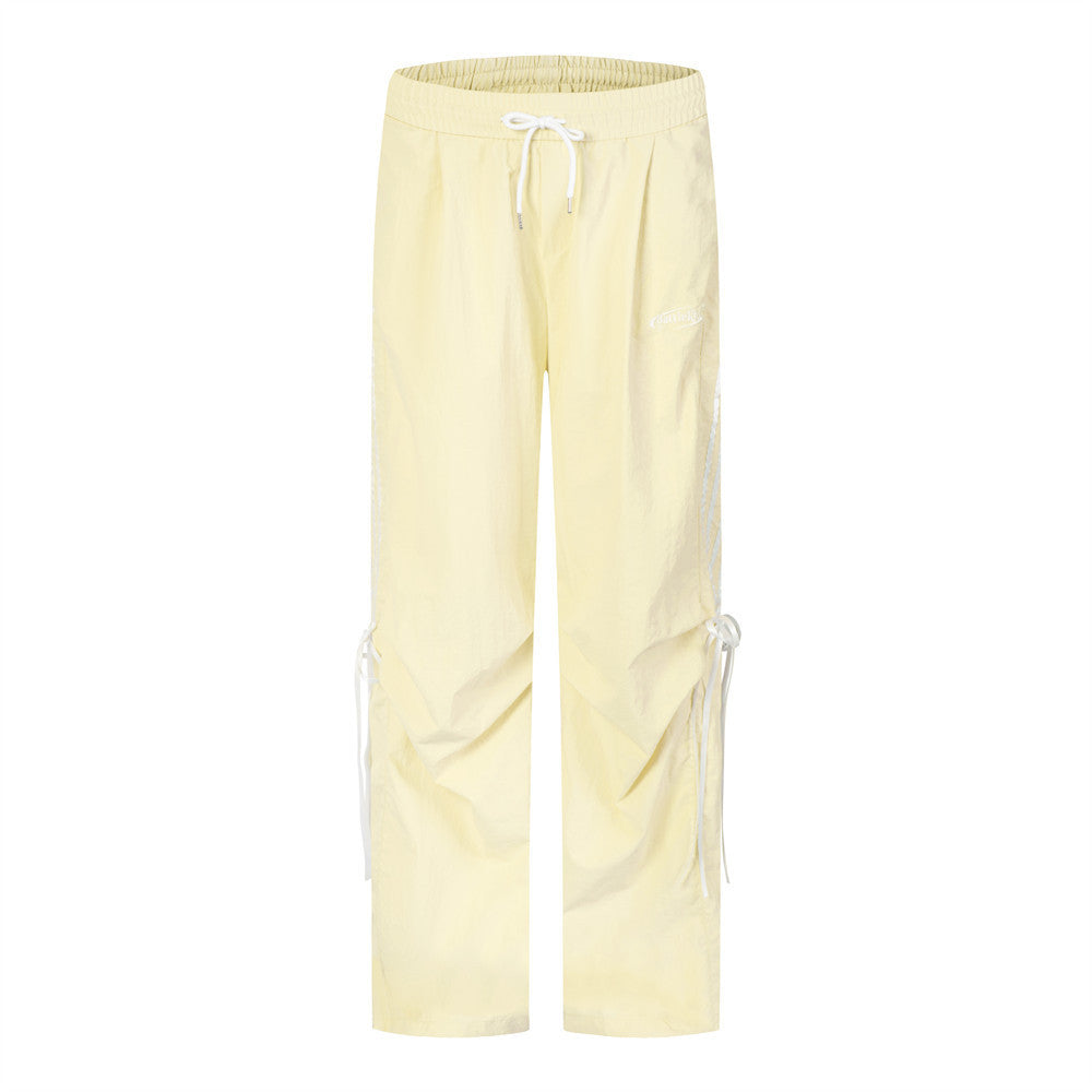 Pleated Casual Men Trousers Straight