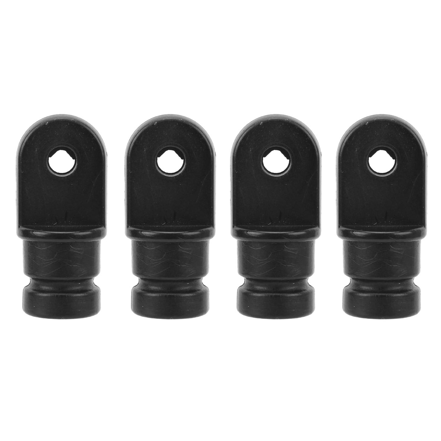 4 Pcs Bimini Top Fitting Nylon Eye End Top Bimini Top Hardware Cover Cap for Marine Boat 3/4