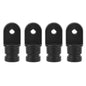 4 Pcs Bimini Top Fitting Nylon Eye End Top Bimini Top Hardware Cover Cap for Marine Boat 3/4