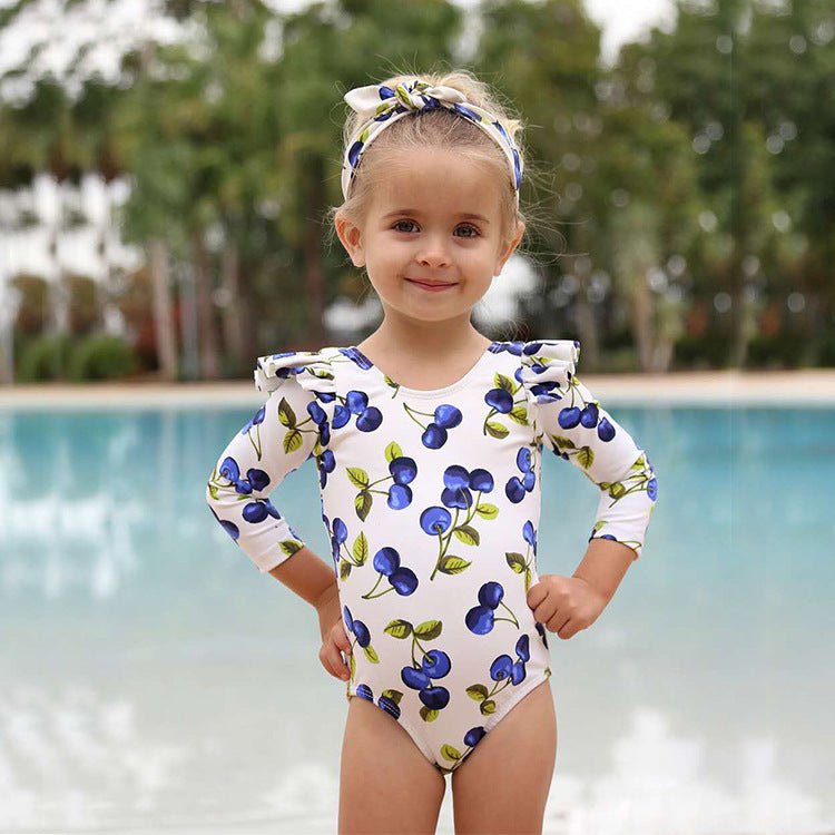 Girls Swimsuit Hot Spring Children Baby Swimsuit Women